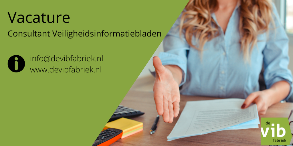 consultant veiligheidsinformatiebladen